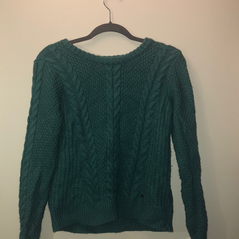 Cable sweater
